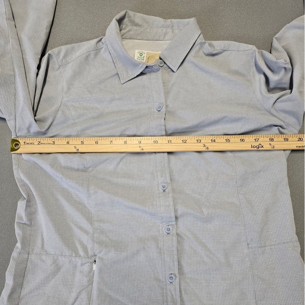 ExOfficio Insect Shield Shirt Womens Small Travel Hiking Button Up Gray - Picture 4 of 12
